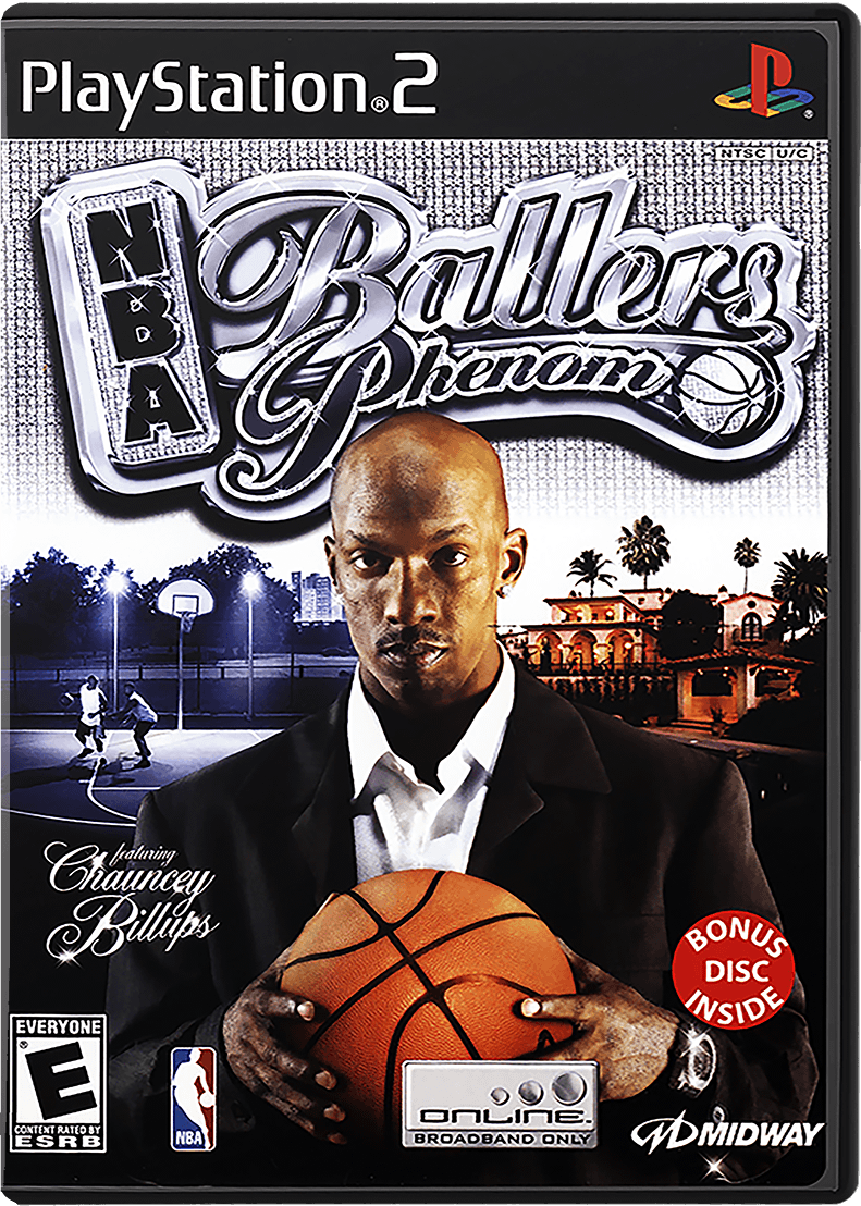 NBA Ballers Phenom box art for Playstation 2